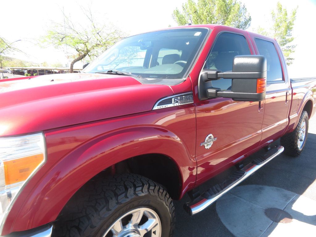 2015 Ford Super Duty F-250 SRW 4X4 CREWCAB LARIAT FX4 POWERSTROKE DIESEL EXTAR CLEAN 2OWNER A - 22997680 - 7
