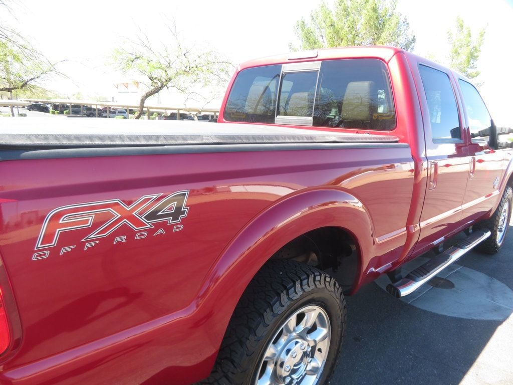 2015 Ford Super Duty F-250 SRW 4X4 CREWCAB LARIAT FX4 POWERSTROKE DIESEL EXTRA CLEAN 2OWNER A - 22997680 - 9