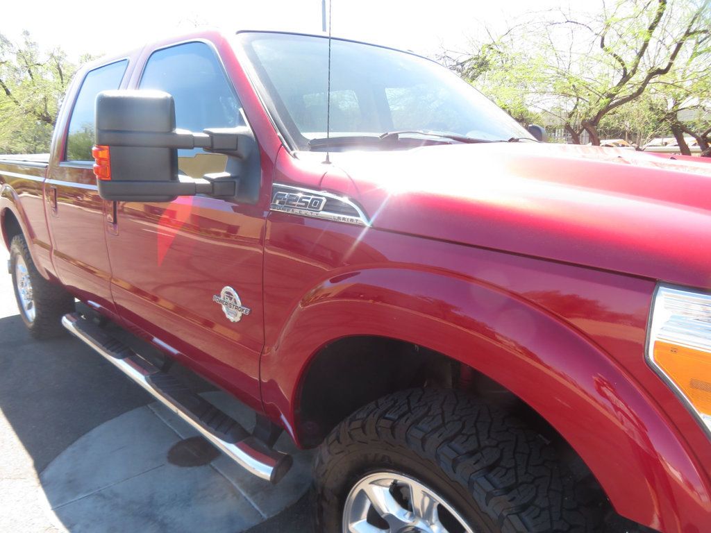 2015 Ford Super Duty F-250 SRW 4X4 CREWCAB LARIAT FX4 POWERSTROKE DIESEL EXTRA CLEAN 2OWNER A - 22997680 - 8