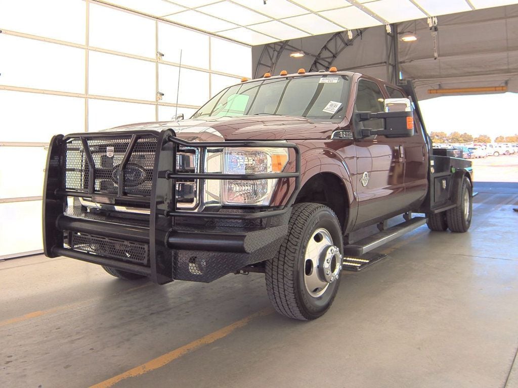 2015 Ford Super Duty F-350 DRW LARIAT CUSTOM FLAT BED - 22678816 - 0