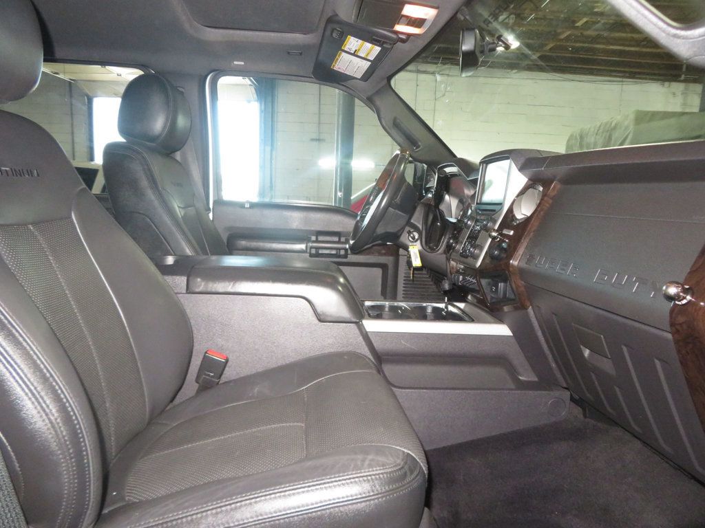 2015 Ford Super Duty F-350 SRW F350 PLATINUM LIFTED 4X4 CREWCAB POWERSTROKE DIESEL BAD BOY  - 22998580 - 33