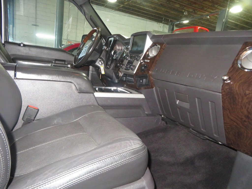 2015 Ford Super Duty F-350 SRW F350 PLATINUM LIFTED 4X4 CREWCAB POWERSTROKE DIESEL BAD BOY  - 22998580 - 36