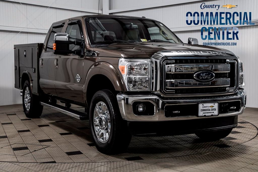 2015 Ford Super Duty F-350 SRW F-350 SRW LARIAT 4X4 * 6.7 POWERSTROKE  * KNAPHEIDE UTILITY  - 17017289 - 0