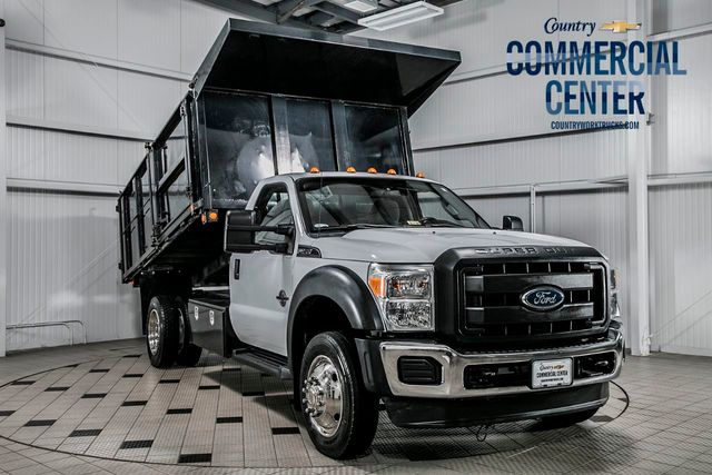 2015 Ford Super Duty F-450 DRW Cab-Chassis F450 REG CAB * 6.7 POWERSTROKE * 12' LANDSCAPE DUMP - 16591978 - 0