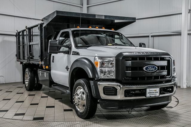 2015 Ford Super Duty F-450 DRW Cab-Chassis F450 REG CAB * 6.7 POWERSTROKE * 12' LANDSCAPE DUMP - 16591978 - 1