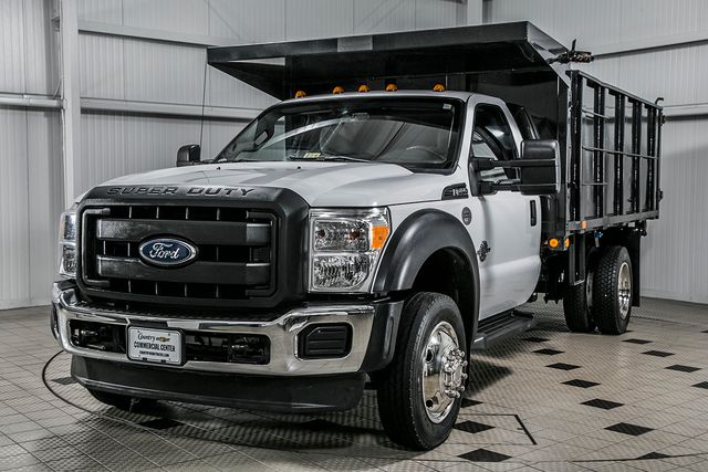 2015 Ford Super Duty F-450 DRW Cab-Chassis F450 REG CAB * 6.7 POWERSTROKE * 12' LANDSCAPE DUMP - 16591978 - 3