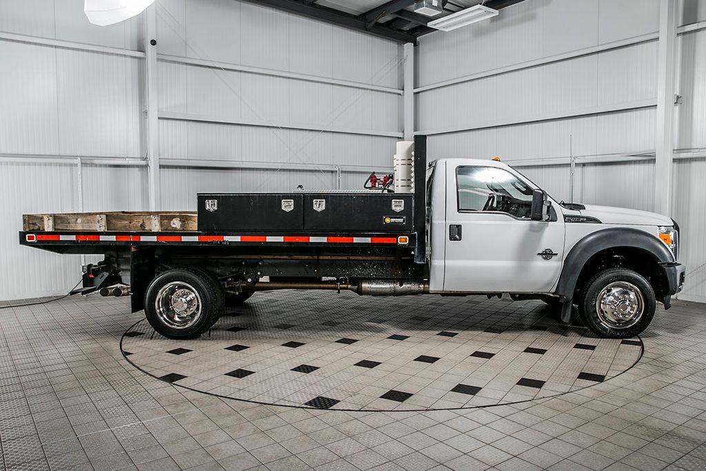 2015 Ford Super Duty F-450 DRW Cab-Chassis F450 REG CAB * 6.7 POWERSTROKE * FLATBED W/BOXES * AUX FUEL TANK - 16689148 - 1