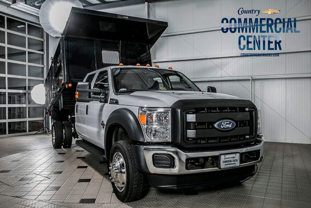 2015 Ford Super Duty F-550 DRW F550 CREW * 12' LANDSCAPE DUMP * 6.7 POWERSTROKE DIESEL * LOCAL - 16736157 - 0