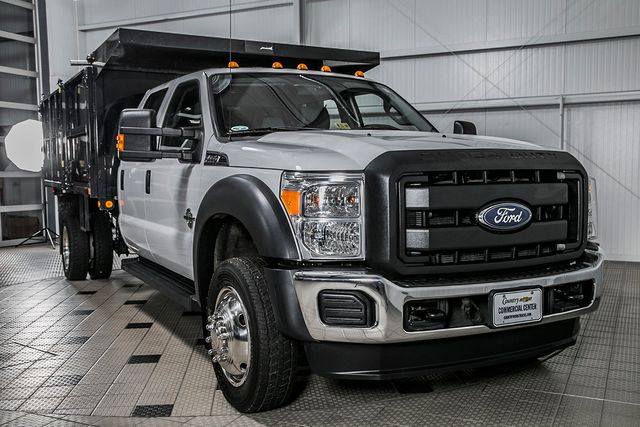 2015 Ford Super Duty F-550 DRW F550 CREW * 12' LANDSCAPE DUMP * 6.7 POWERSTROKE DIESEL * LOCAL - 16736157 - 1
