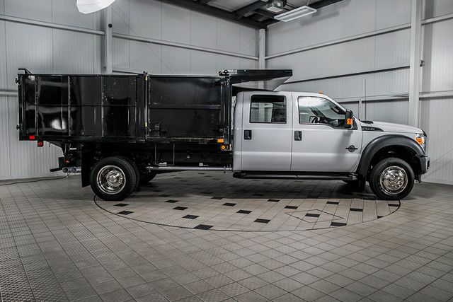 2015 Ford Super Duty F-550 DRW F550 CREW * 12' LANDSCAPE DUMP * 6.7 POWERSTROKE DIESEL * LOCAL - 16736157 - 2