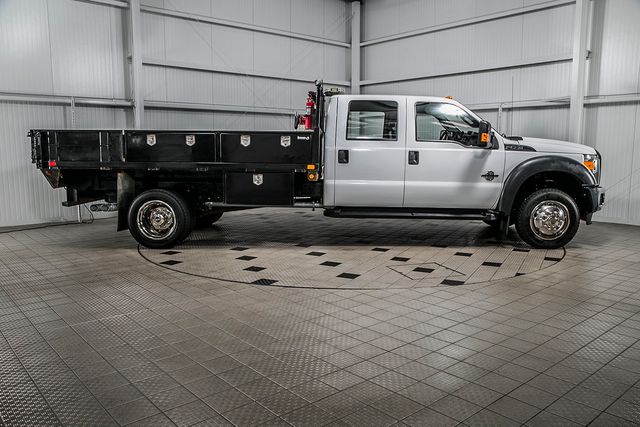 2015 Ford Super Duty F-550 DRW F550 CREW 4X4 * 6.7 POWERSTROKE * FLATBED W/TOOLBOXES & AUX FUEL - 16715627 - 1