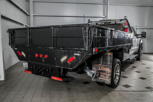 2015 Ford Super Duty F-550 DRW F550 CREW 4X4 * 6.7 POWERSTROKE * FLATBED W/TOOLBOXES & AUX FUEL - 16715627 - 2