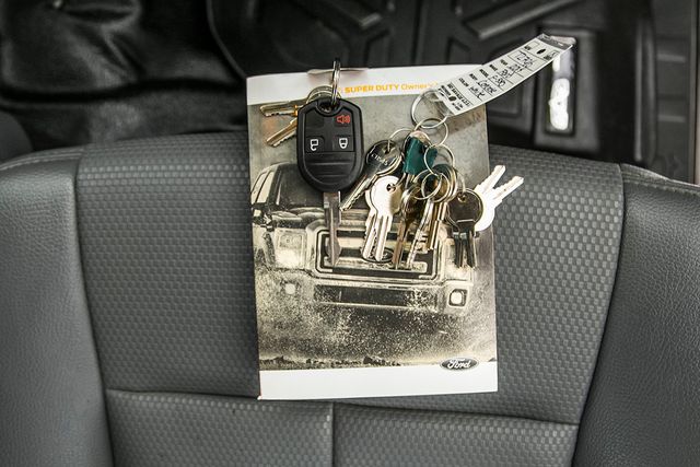 2015 Ford Super Duty F-550 DRW F550 CREW 4X4 * 6.7 POWERSTROKE * FLATBED W/TOOLBOXES & AUX FUEL - 16715627 - 32