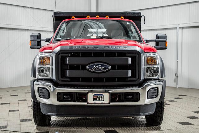 2015 Ford Super Duty F-550 DRW F550 EXT CAB * 6.7 POWERSTROKE * 4X4 * 9' CONTRACTOR DUMP - 15747344 - 2