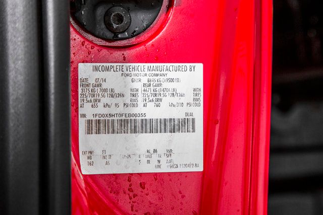 2015 Ford Super Duty F-550 DRW F550 EXT CAB * 6.7 POWERSTROKE * 4X4 * 9' CONTRACTOR DUMP - 15747344 - 34