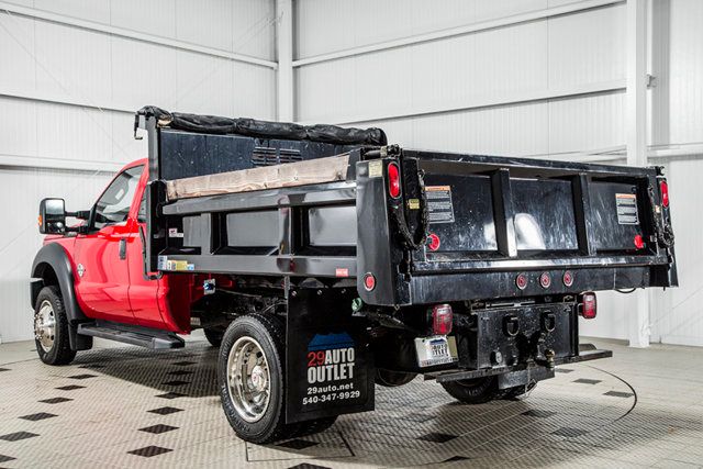 2015 Ford Super Duty F-550 DRW F550 EXT CAB * 6.7 POWERSTROKE * 4X4 * 9' CONTRACTOR DUMP - 15747344 - 5