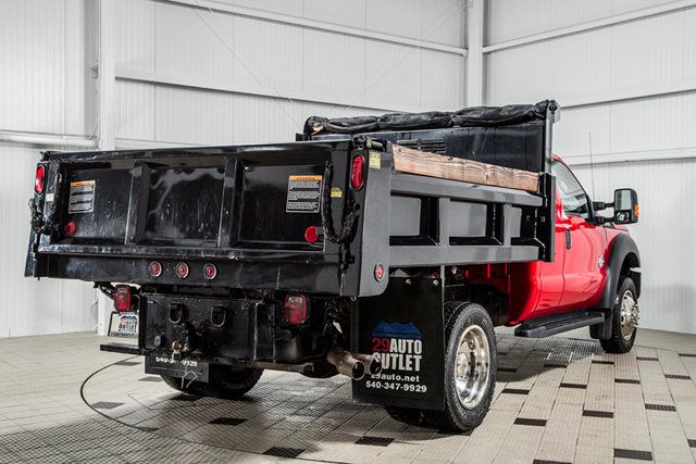 2015 Ford Super Duty F-550 DRW F550 EXT CAB * 6.7 POWERSTROKE * 4X4 * 9' CONTRACTOR DUMP - 15747344 - 6