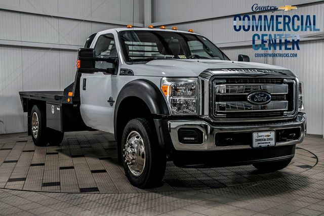 2015 Ford Super Duty F-550 DRW F550 REG CAB 4X4 * 6.7 POWERSTROKE * 11' C&M FLATBED * 1 OWNER - 17136112 - 0