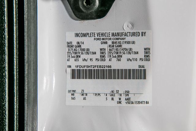 2015 Ford Super Duty F-550 DRW F550 REG CAB 4X4 * 6.7 POWERSTROKE * 11' C&M FLATBED * 1 OWNER - 17136112 - 31