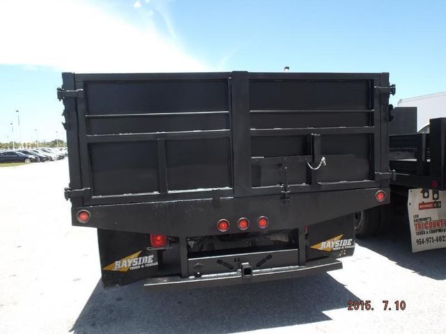 2015 Ford Super Duty F-550 DRW REG CAB * 2WD * 6.7L DIESEL * 14' LANDSCAPE DUMP * 19K MILES - 13936291 - 2