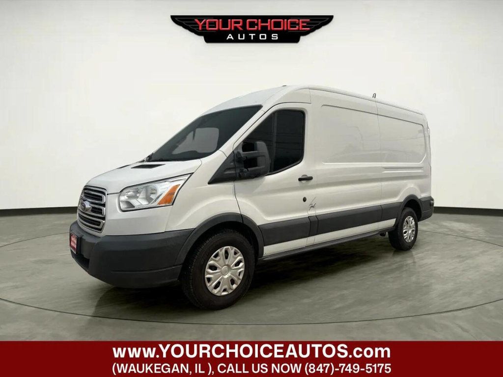 2015 Ford Transit 350 3dr LWB Medium Roof Cargo Van w/Sliding Passenger Side Door - 23054674 - 0