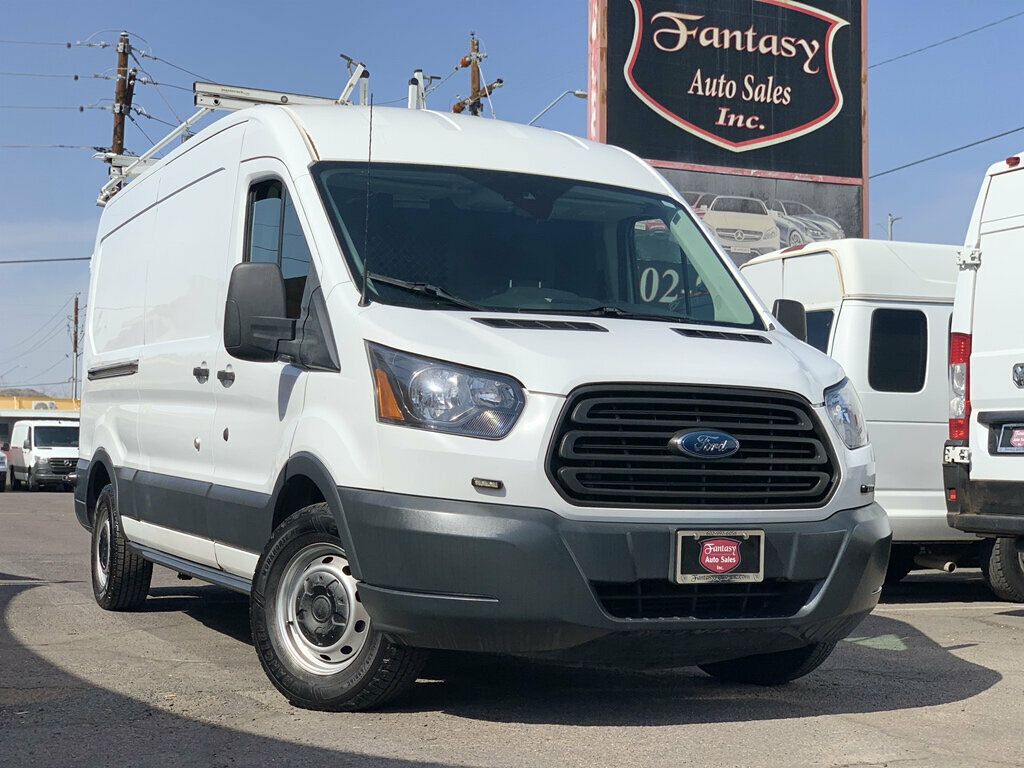 2015 Ford Transit Cargo Van T-150 130" Med Rf 8550 GVWR Sliding RH Dr - 23073161 - 1