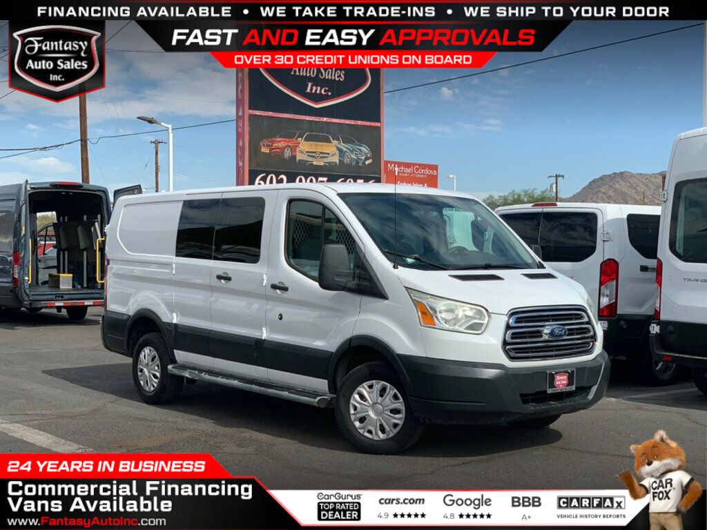 2015 Ford Transit Cargo Van T-250 130" Low Rf 9000 GVWR Swing-Out RH Dr - 22653781 - 0