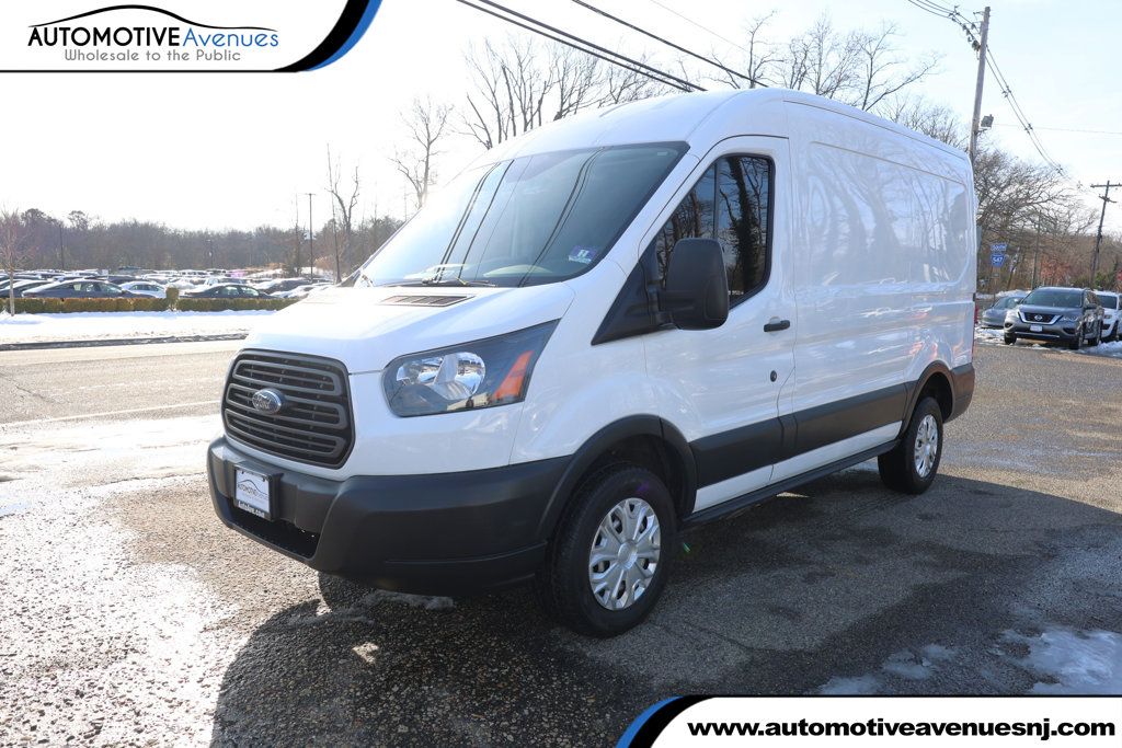 2015 Ford Transit Cargo Van T-250 130'' Med Rf 9000 GVWR Sliding RH Dr with Metal Shelving - 22960786 | Video 1