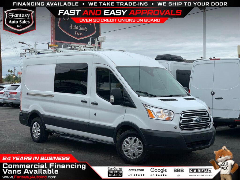 2015 Ford Transit Cargo Van T-250 148" Med Rf 9000 GVWR Sliding RH Dr - 22968709 | Video 1
