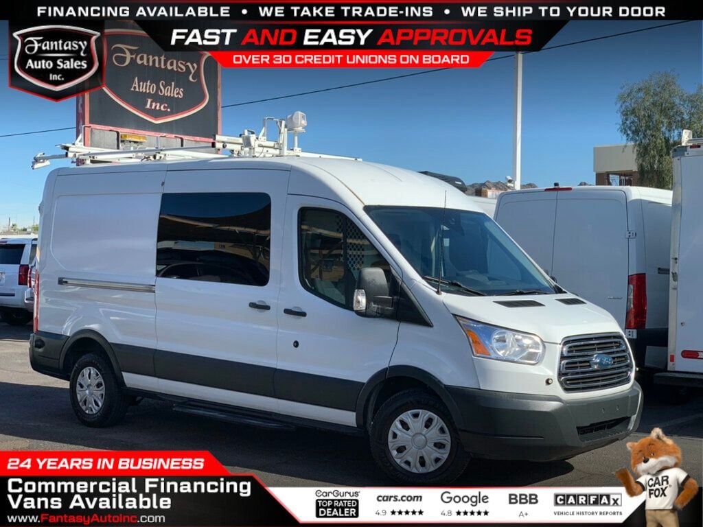 2015 Ford Transit Cargo Van T-250 148" Med Rf 9000 GVWR Swing-Out RH Dr - 22974043 | Video 1
