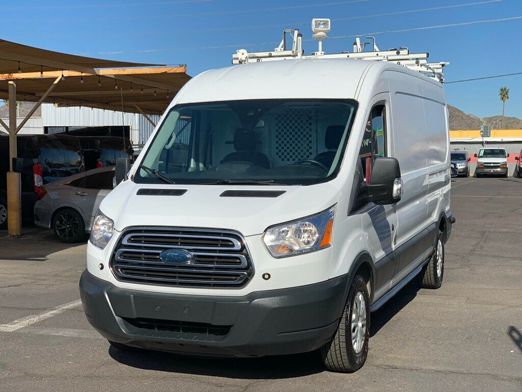 2015 Ford Transit Cargo Van T-250 148" Med Rf 9000 GVWR Swing-Out RH Dr - 22974043 - 27