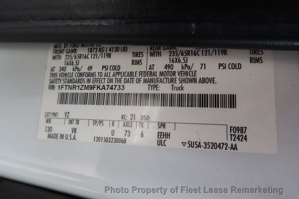 2015 Ford Transit Cargo Van Transit 250 Low Roof Cargo Van 130" - 23009725 - 13