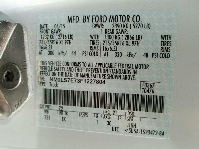 2015 Ford Transit Connect LWB XL - 15400100 - 14