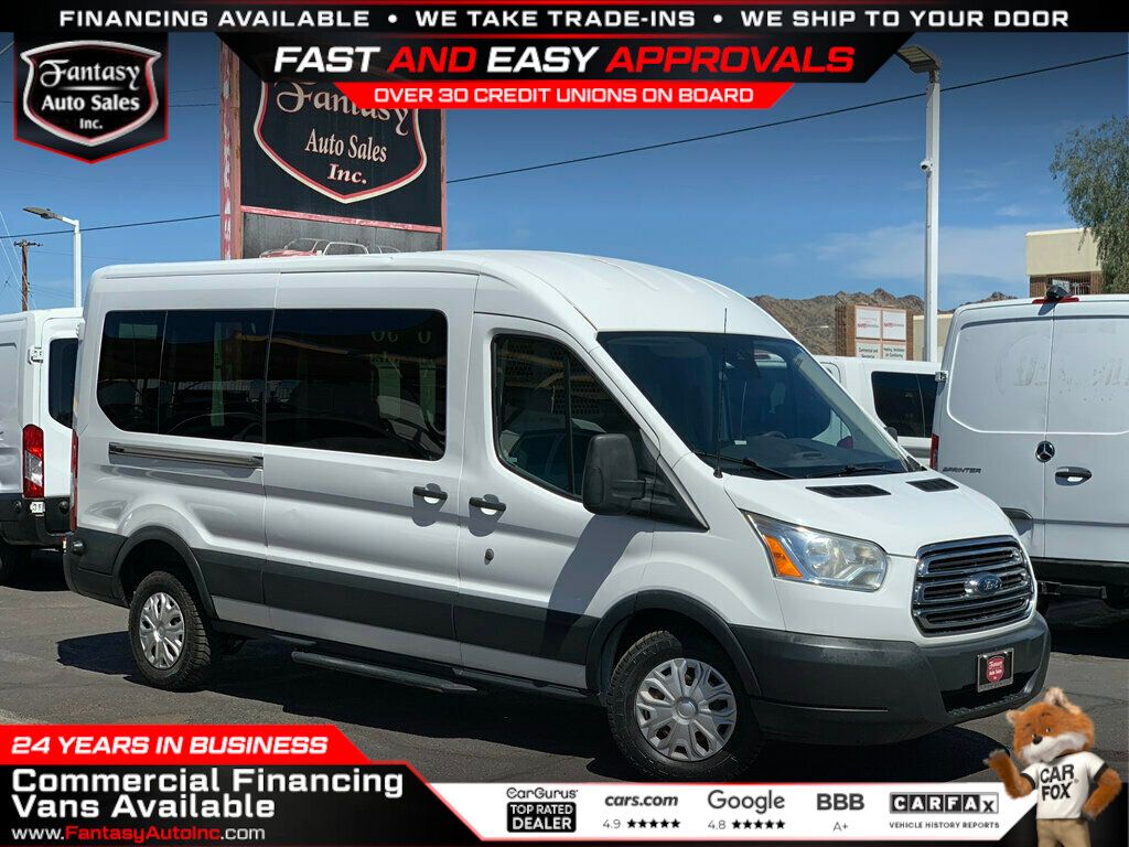 2015 Ford Transit Wagon T-350 148" Med Roof XLT Sliding RH Dr - 23004963 | Video 1