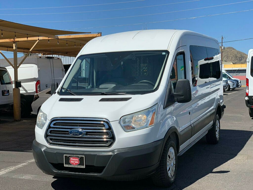 2015 Ford Transit Wagon T-350 148" Med Roof XLT Sliding RH Dr - 23004963 - 22