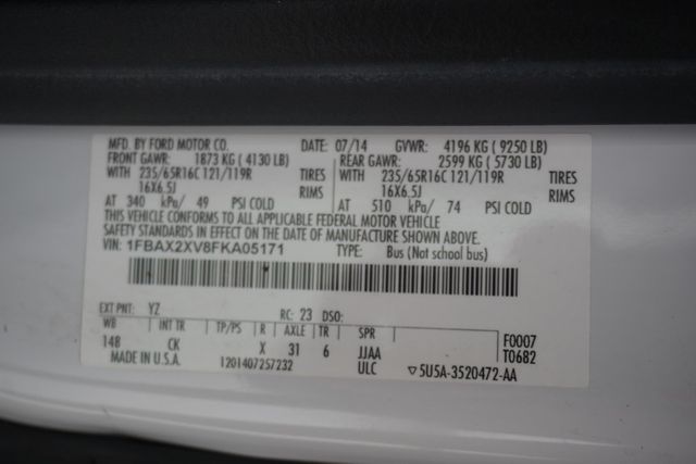 2015 Ford Transit Wagon TRANSIT T-350 - 23038361 - 28