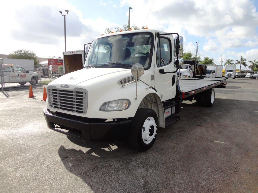 2015 Freightliner BUSINESS CLASS M2 106 21FT BEAVER TAIL, DOVE TAIL, RAMP TRUCK, EQUIPMENT HAUL - 20665439 - 10
