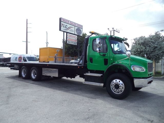 2015 Freightliner BUSINESS CLASS M2 106 28FT 15 TON ROLLBACK INDUSTRIAL CENTURY.. TANDEM AXLE.. - 22660867 - 1