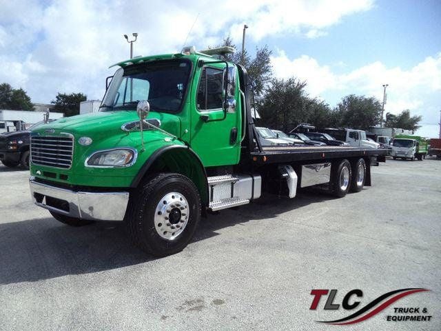 2015 Freightliner BUSINESS CLASS M2 106 28FT 15 TON ROLLBACK INDUSTRIAL CENTURY.. TANDEM AXLE.. - 22669772 - 0