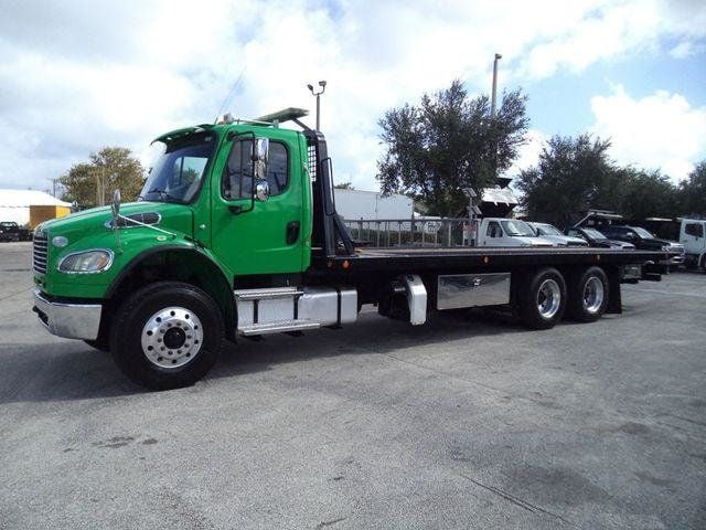 2015 Freightliner BUSINESS CLASS M2 106 28FT 15 TON ROLLBACK INDUSTRIAL CENTURY.. TANDEM AXLE.. - 22669772 - 3