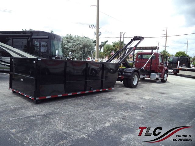 2015 Freightliner Business Class M2 106 w/ 14ft Switch-N-Go Drop Box Dumpster Bin Rolloff Truck - 22088605 - 0