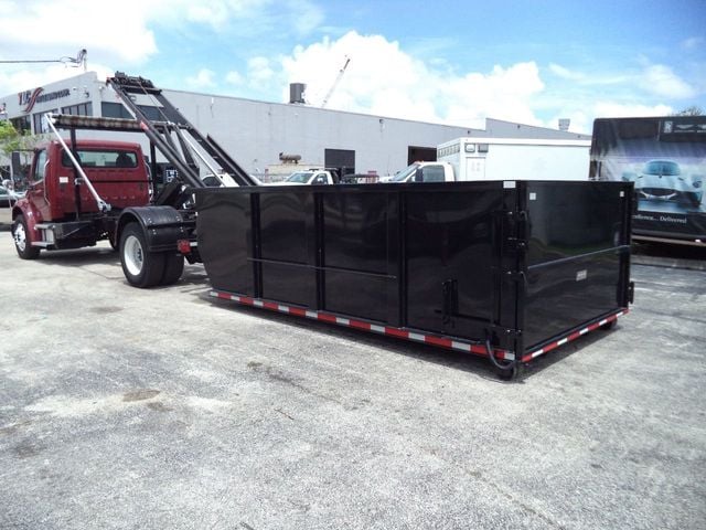 2015 Freightliner Business Class M2 106 w/ 14ft Switch-N-Go Drop Box Dumpster Bin Rolloff Truck - 22088605 - 22