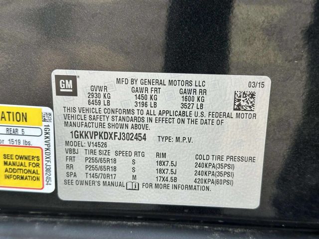 2015 GMC Acadia AWD 4dr SLE w/SLE-2 - 22993949 - 26