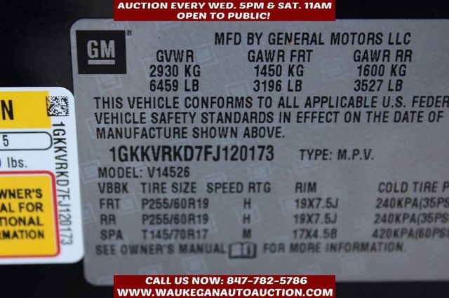 2015 GMC Acadia AWD 4dr SLT w/SLT-1 - 22925099 - 8