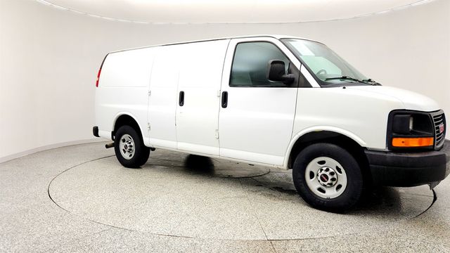 2015 GMC Savana Cargo Van RWD 2500 135'' w/ Parition, Shevling & Ladder Rack Components - 23020898 - 2