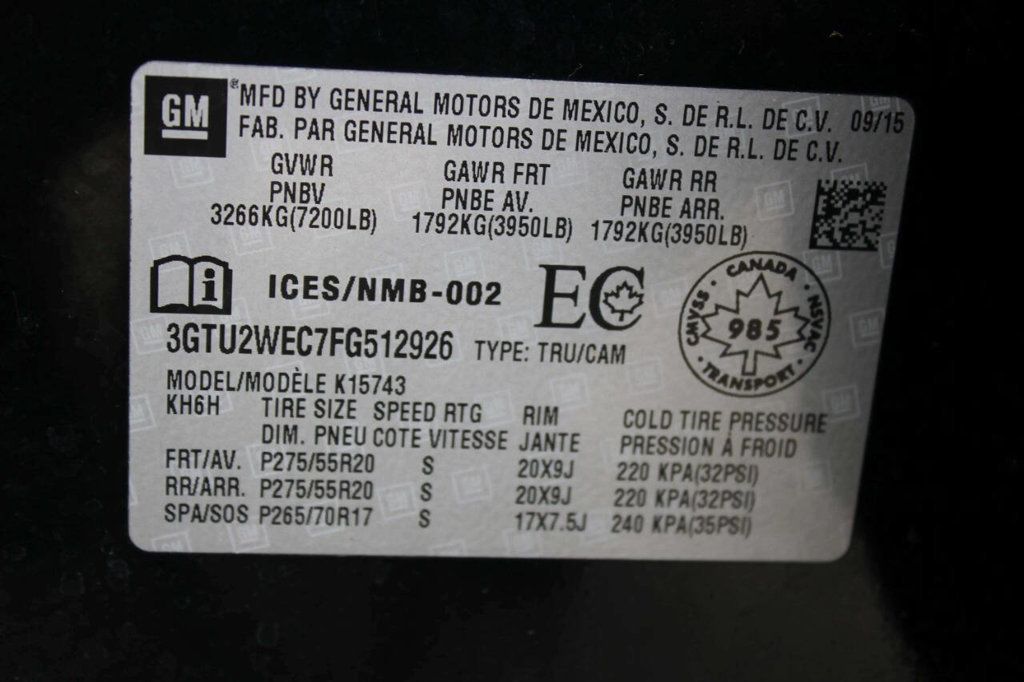 2015 GMC Sierra 1500 Denali 4x4 4dr Crew Cab 6.5 ft. SB - 22928591 - 30