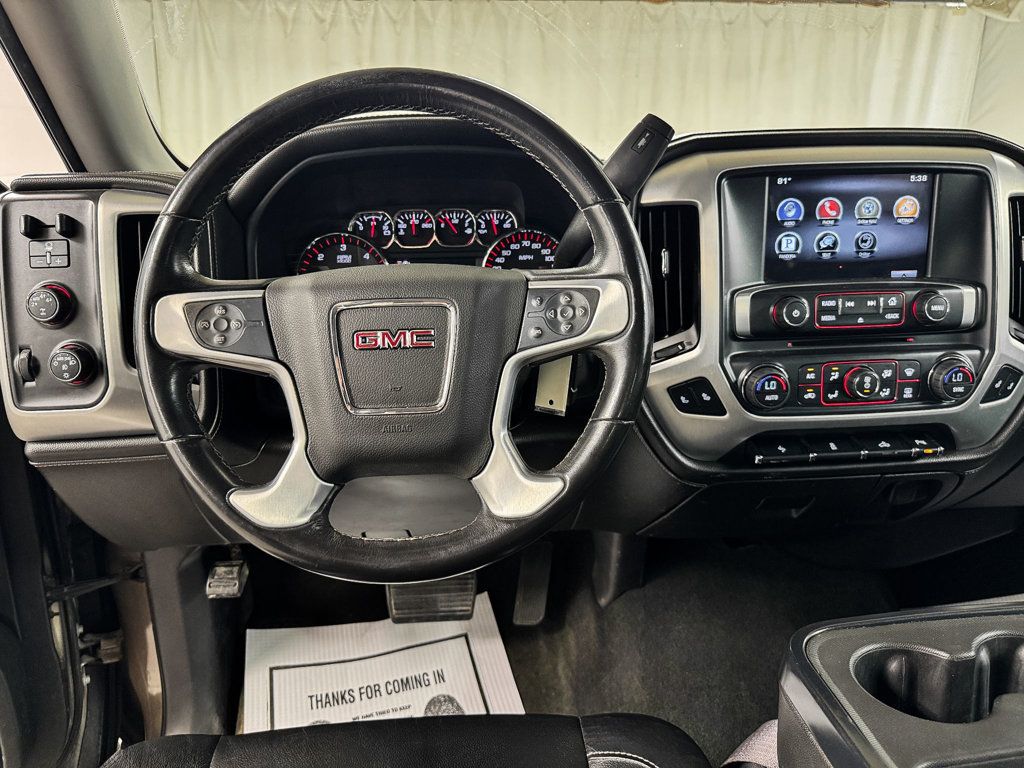 2015 GMC Sierra 1500 DOUBLE CAB SLE 4WD WITH LEATHER - 23017875 - 10