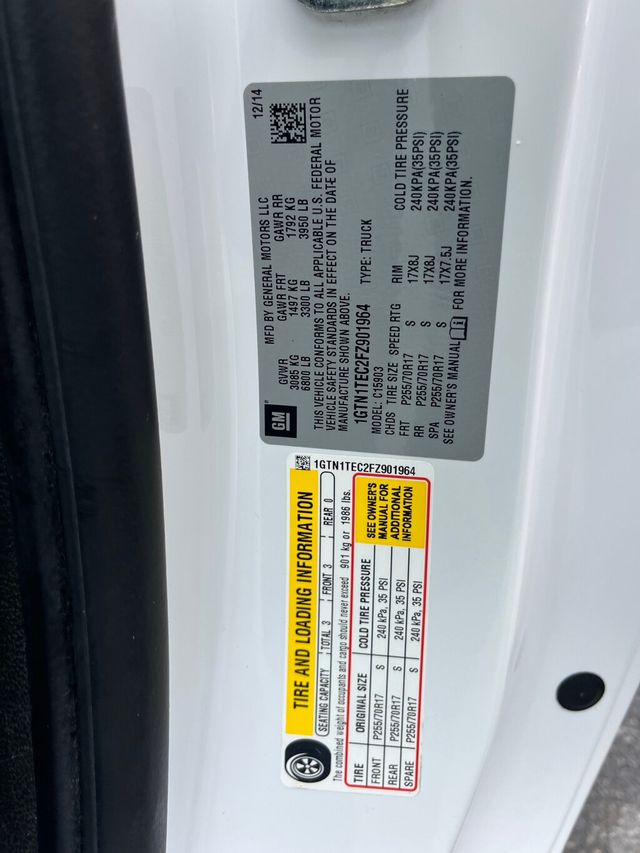 2015 GMC Sierra 1500 Regular Cab 8 foot bed  - 23041938 - 26
