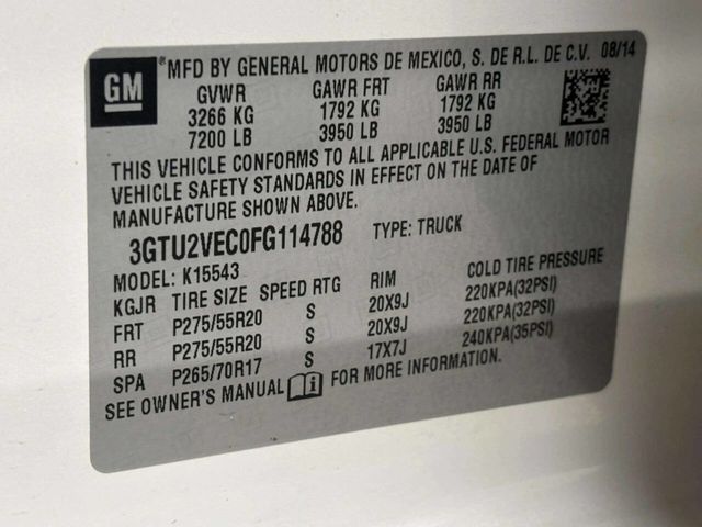 2015 GMC Sierra 1500 SLT 4x4 4dr Crew Cab 6.5 ft. SB - 22986778 - 38