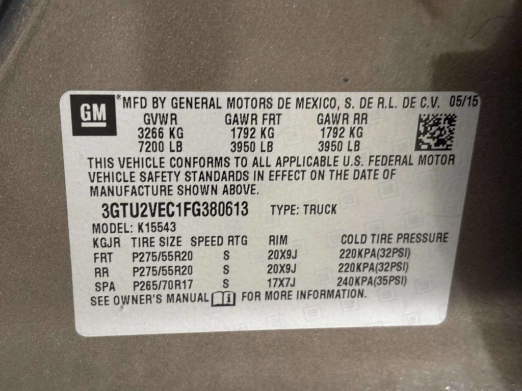 2015 GMC Sierra 1500 SLT 4x4 4dr Crew Cab 6.5 ft. SB - 23049606 - 32